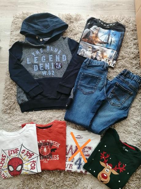 Balík oblečenia 128, 122–134