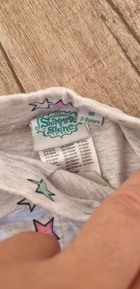Teplejšie elasticke nohavice leginy shimmer, 98