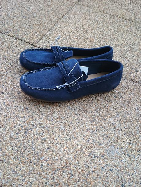 Predám mokasíny veľ 40 modré, reserved,40