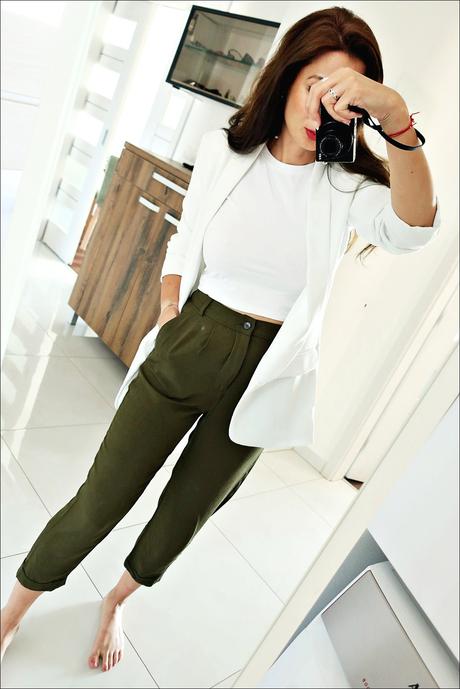 Letné khaki nohavice zara, zara,xs