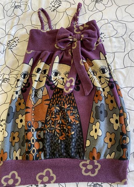 Elastické šaty - tunika s potlačou v. 116, 116