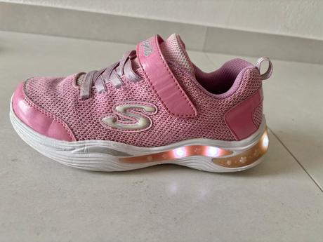 Blikacie tenisky skechers pink, skechers,33
