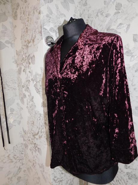 Zamatova košelova bluzka, 40