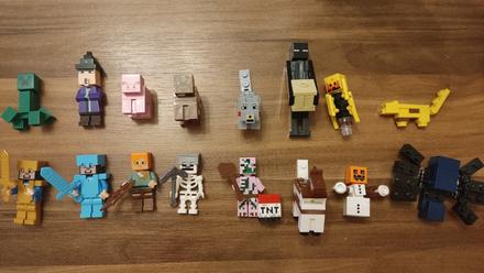 Minecraft figúrky,