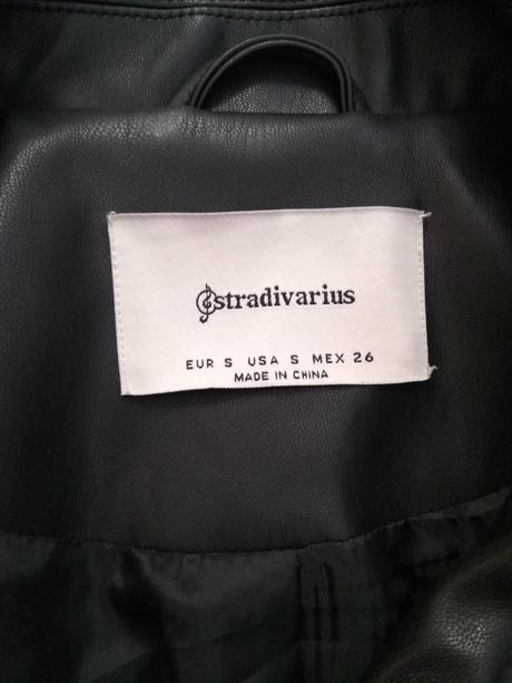 Koženkové sako stradivarius, stradivarius,s