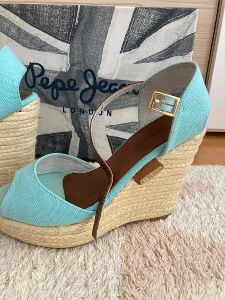Pepe jeans sandale na platforme, pepe jeans,37