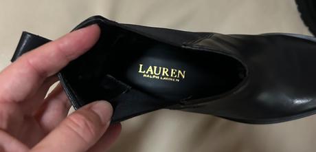 Kožené členkove topánky ralph lauren, ralph lauren,37