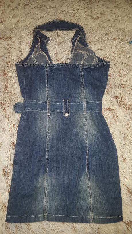 Dámske rifľové šaty, amisu,34