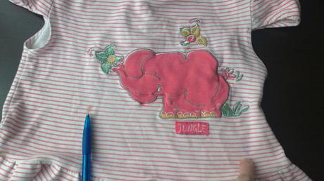 Pasikave tricko zo slonikom, c&a,86