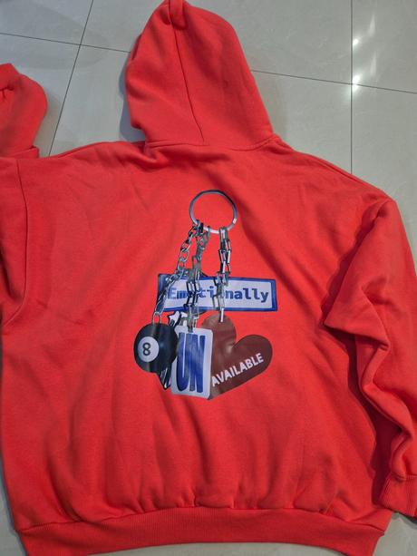 Oranžová mikina cropp, l