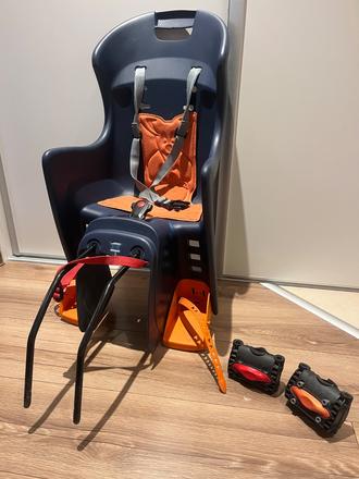 Detská sedačka na bicykel+dva adaptéry, 