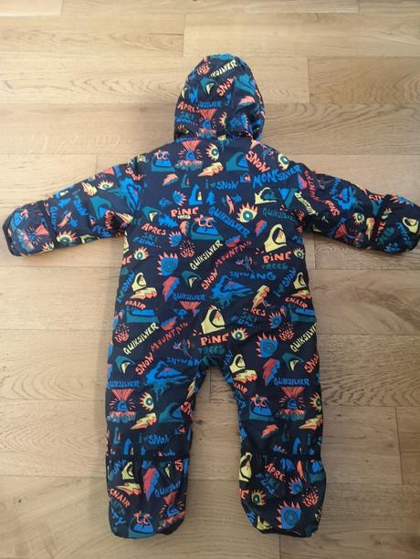 Zimný overal quiksilver baby suit black 12-18m(86), quiksilver,86