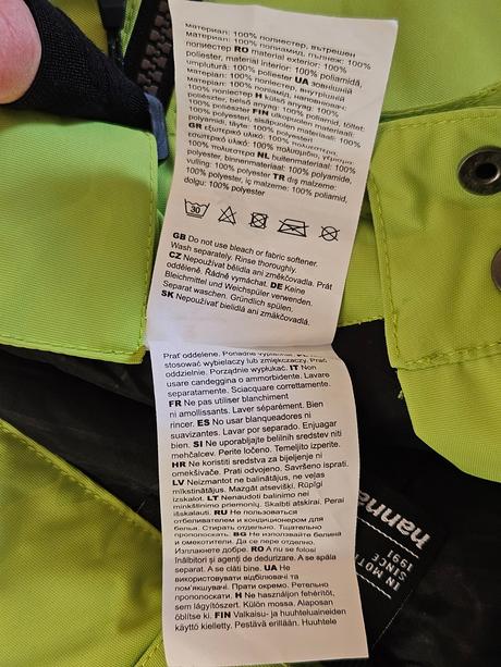 Otepľovačky, lyžiarske nohavice s trakmi, hannah,s