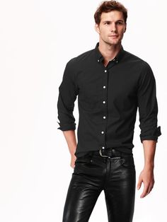 Luxusne panske kožene nohavice, 32 / m