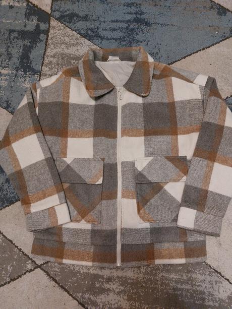 Jarný károvaný kabát, 164