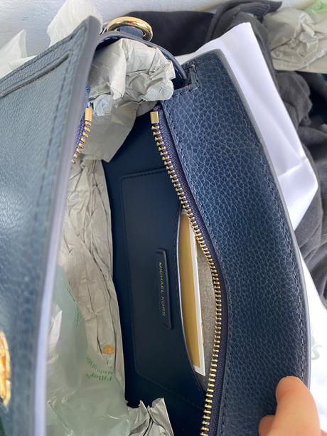 Michael kors crossbody tmavomodrá navy kabelka, michael kors