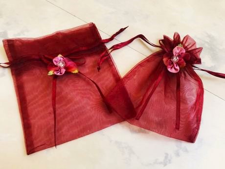 Zbytok organzy/šifónu,