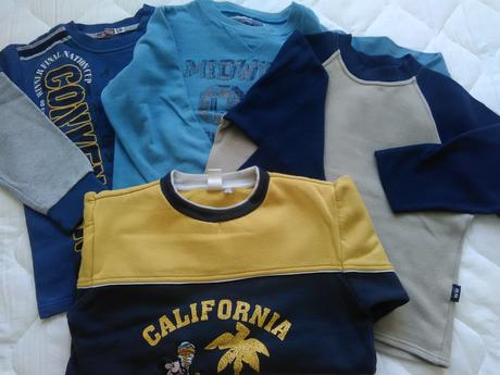 4x mikina pre chlapca, 110