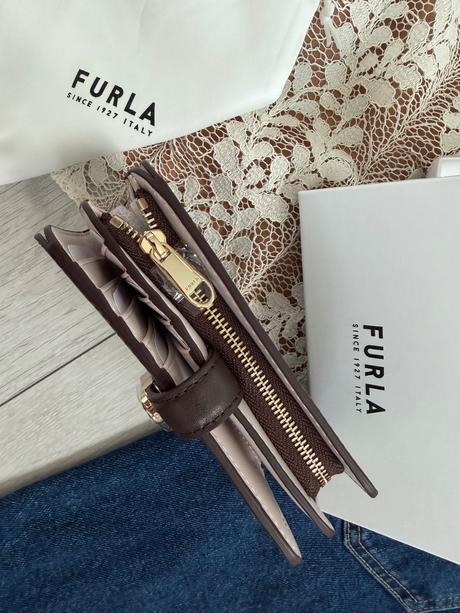Furla peňaženka hnedá, originál, doklad, furla