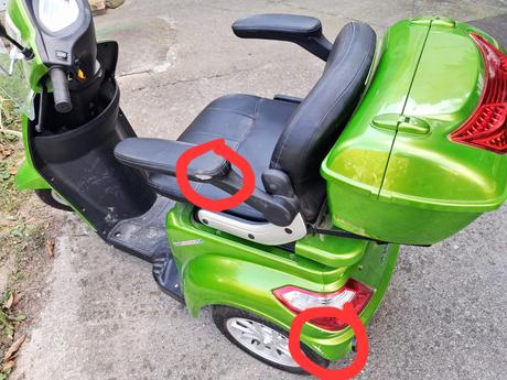 Elektronická trojkolka enerbike senior 21, 