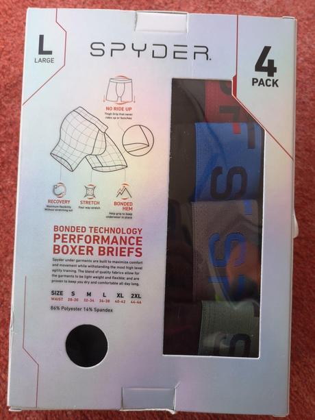 Spyder pánske boxerky veľkosť l 4ks, l