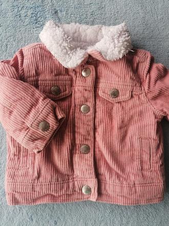 Mencestrova bundička s kozusinkou, primark,68