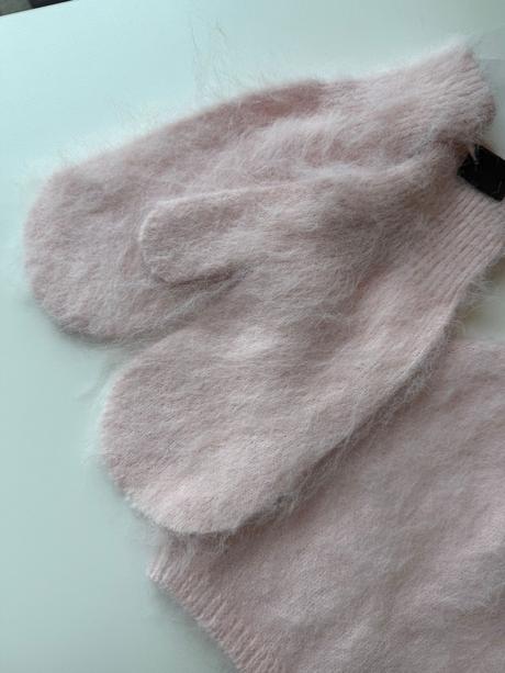 Set hm ciapka a rukavice uni, h&m,m / s