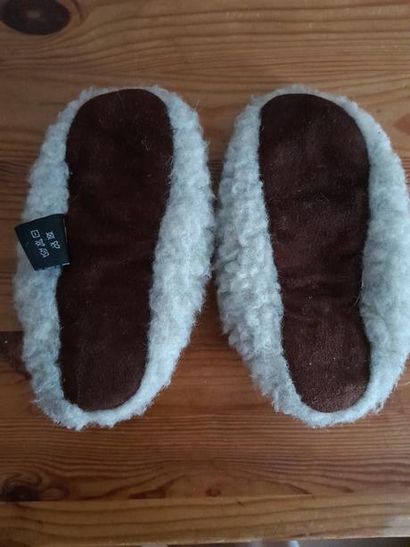 Vlnené balerínky, papuče, 24
