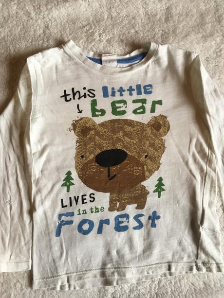 Tricko s medvedikom, h&m,92