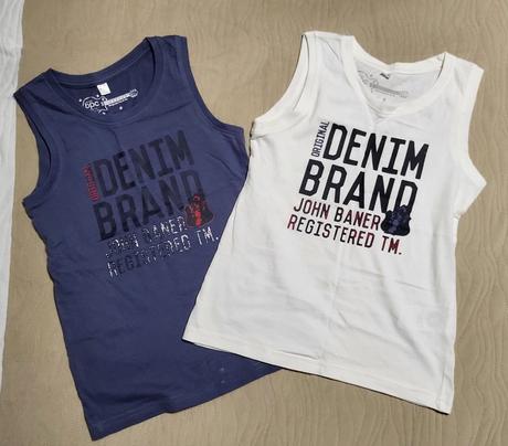 2x chlapčenské letné tielko velk. 128/134, bonprix,128