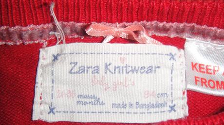 Svetrík zara červený, zara,92