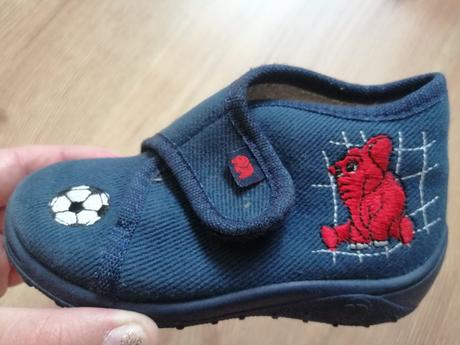 Modré papučky č.22, elefanten,22
