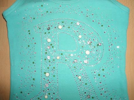 Zelene bavlnene tricko kamienky, xs