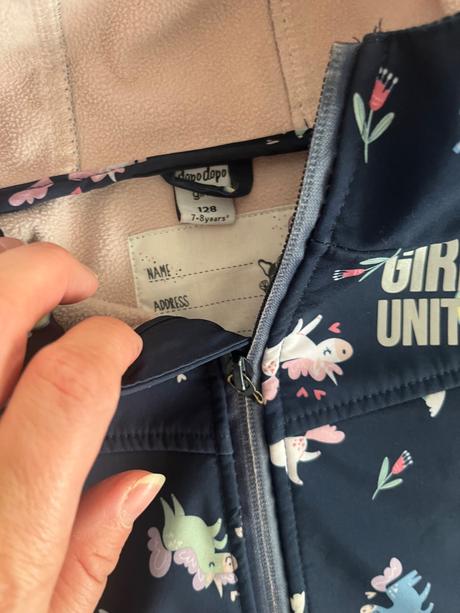 Prechodná bunda pre dievča, dopodopo,122