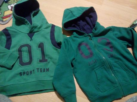 2 ks mikiny, zara,104