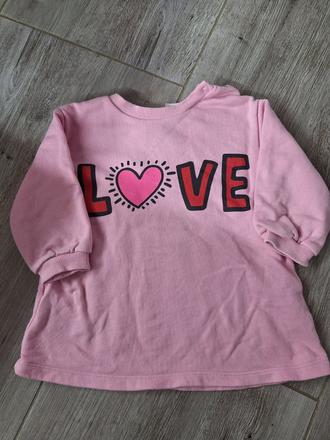 Teplákové šaty, h&m,74