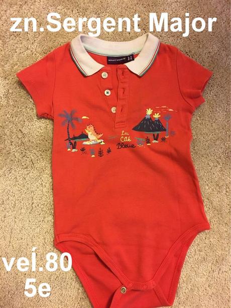 Body kratky rukav 80, sergent major,80