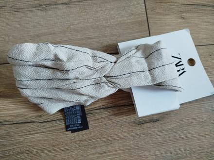 Trendy čelenka zara s prúžkami, zara