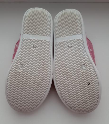 Ružové papučky / plátenky, pepco,26