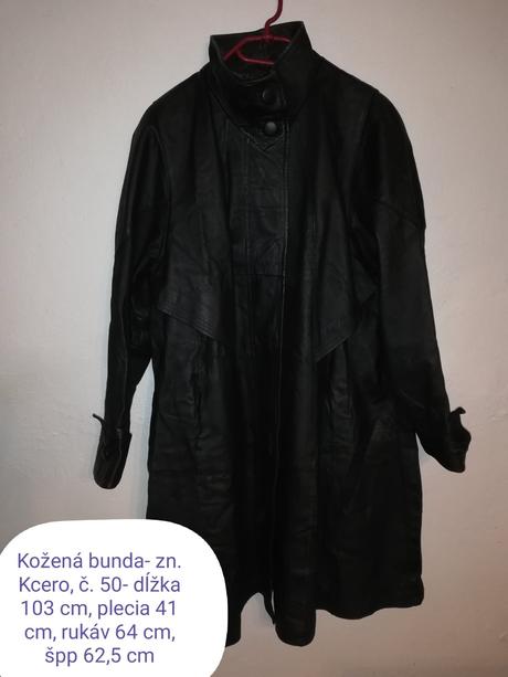 Dámsky kožený kabát, 50
