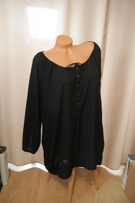 Čierna blúzka xxl, xxl