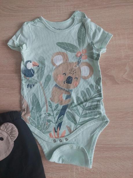 Letná súprava "koala" veľ.74/86, lindex,80