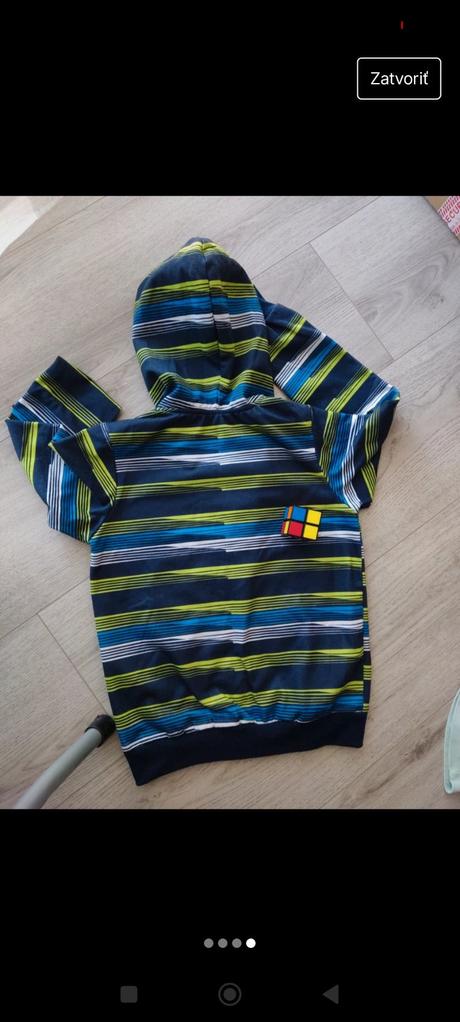 Chlapčenská mikina na zips, lewro,140