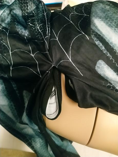 Kostým spider woman čierny, overal, xs, s, m, 