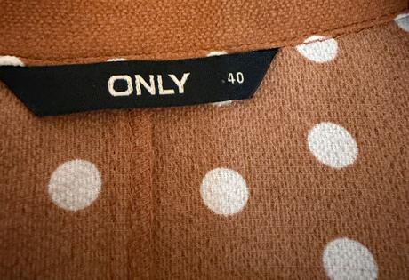 Bodkovaná blúzka only classy chic, only,40