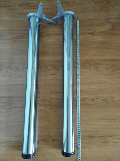 2 x kovová noha k stolu,