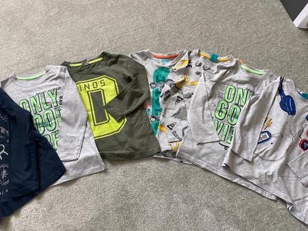 Detské trička dlhy rukáv, 110