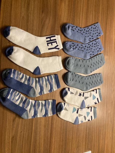 Hŕbe ponožky 5ks, next,37