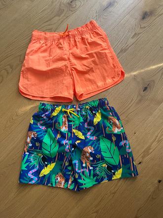 Plavky - šortky 2 ks, h&m,140