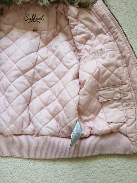 Bunda s odnimatelnym golierom m/l, m